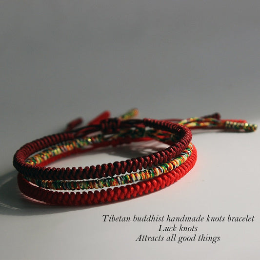 Handmade Tibetan Lucky Knots Bracelet - Gitelle