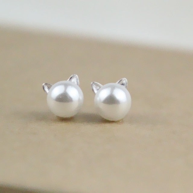 Pearl Stud Earrings - Gitelle