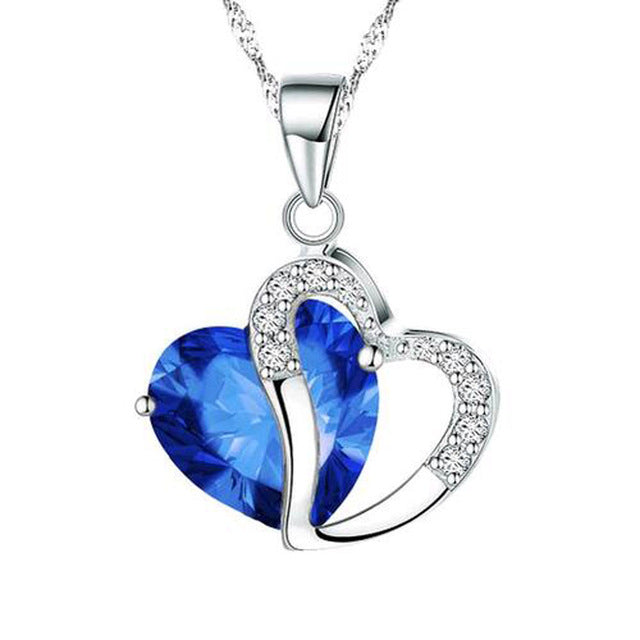 Heart Pendant Necklace - 6 colors - Gitelle