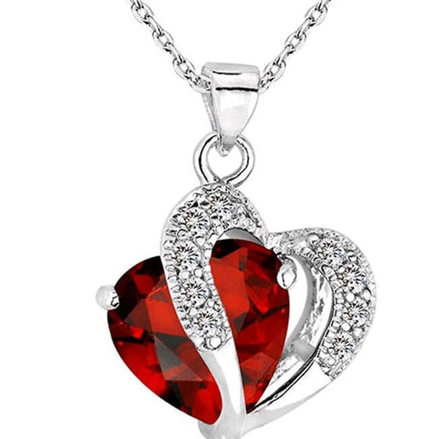 Heart Pendant Necklace - 6 colors - Gitelle