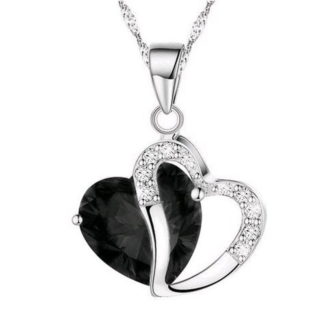 Heart Pendant Necklace - 6 colors - Gitelle