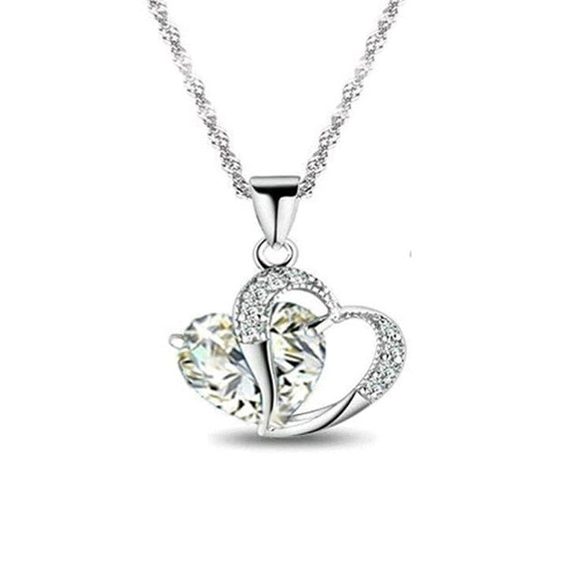 Heart Pendant Necklace - 6 colors - Gitelle