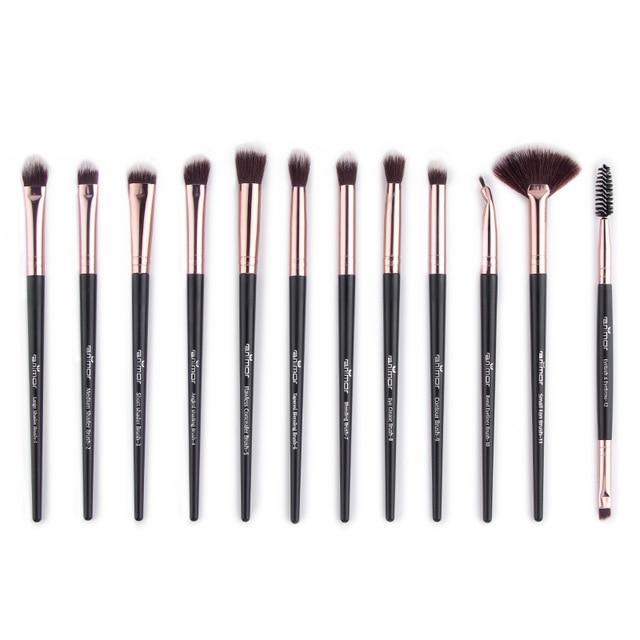 Anmor Pro Makeup Brushes Set 12 pcs - Gitelle