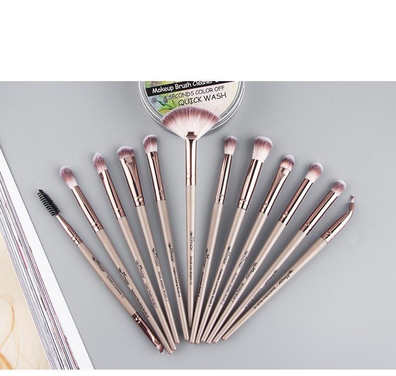 Anmor Pro Makeup Brushes Set 12 pcs - Gitelle