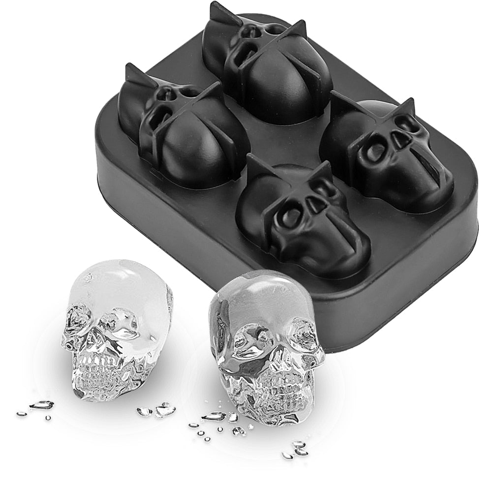 3D Skull Ice Cube Mold - Gitelle