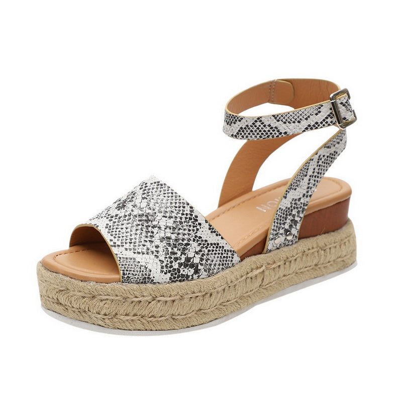 Thick-bottomed Fish Mouth Sandals - Gitelle